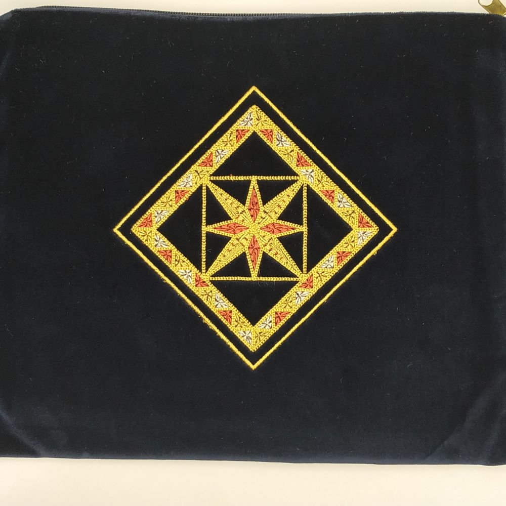 Tallit Bag Yellow Embroidery - Image 7