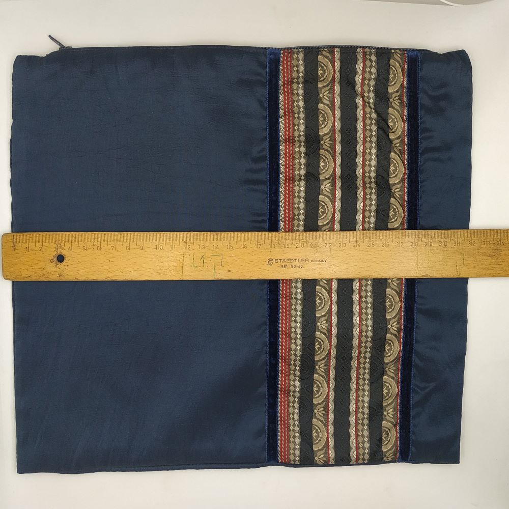 Tallit Bag Silk Blue - Image 6
