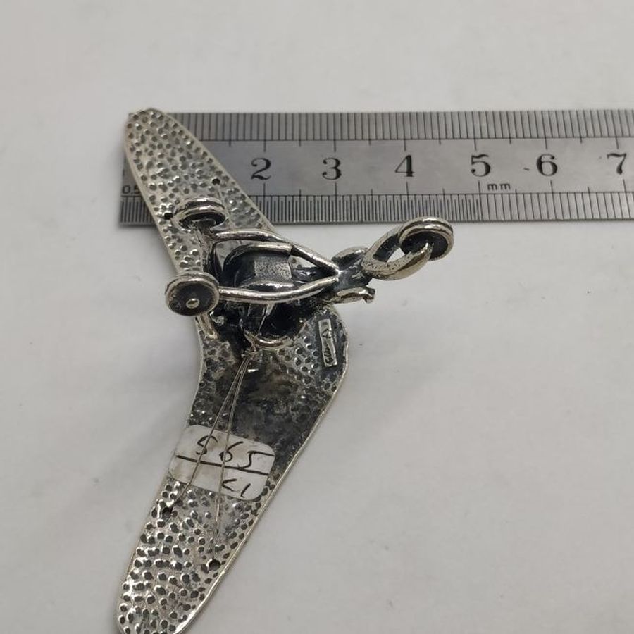 Sterling silver miniature glider - Image 3
