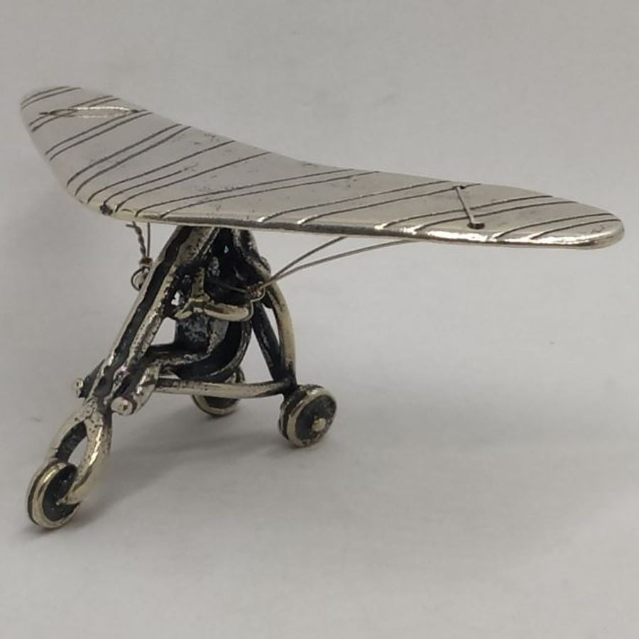 Sterling silver miniature glider - Image 5