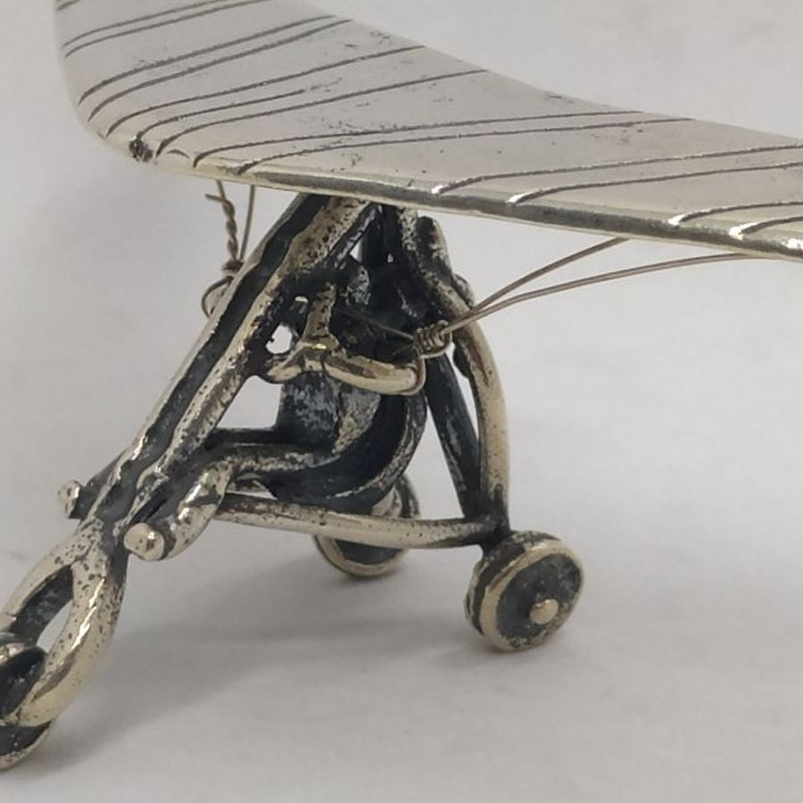 Sterling silver miniature glider - Image 6