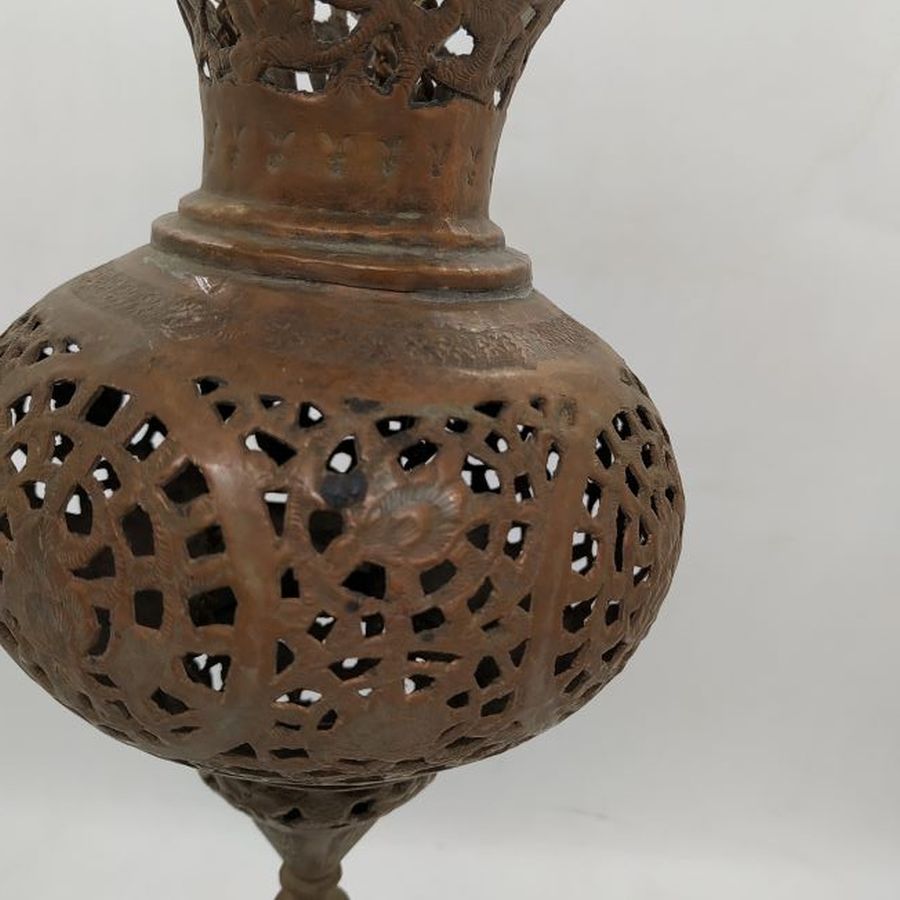 Vintage copper hanging lantern - Image 10