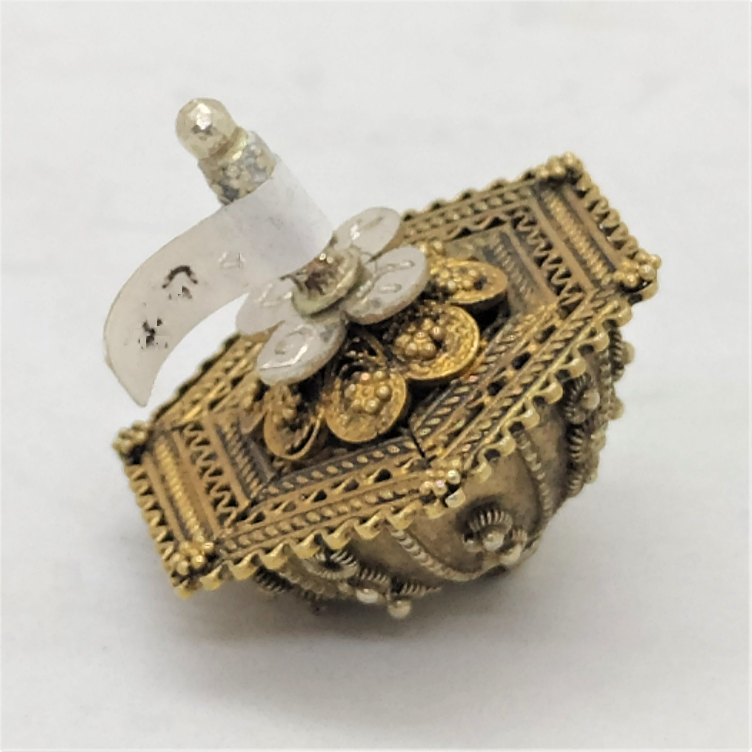 Dreidel Hexagon Gold Plated - Image 4