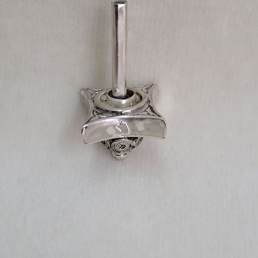 Dreidel Small Square Repousse - Image 4