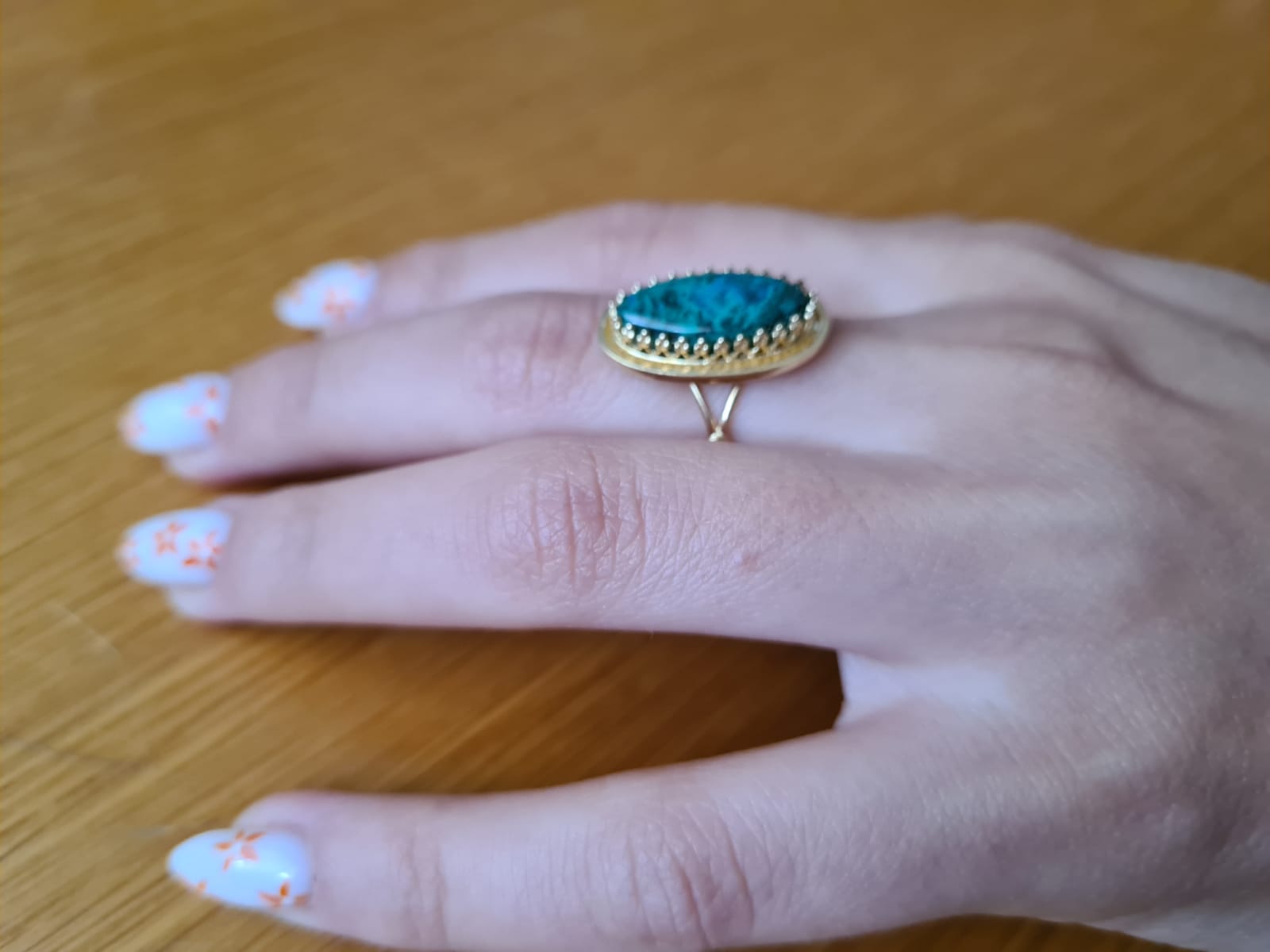 Gold Ring Elat Stone - Image 3