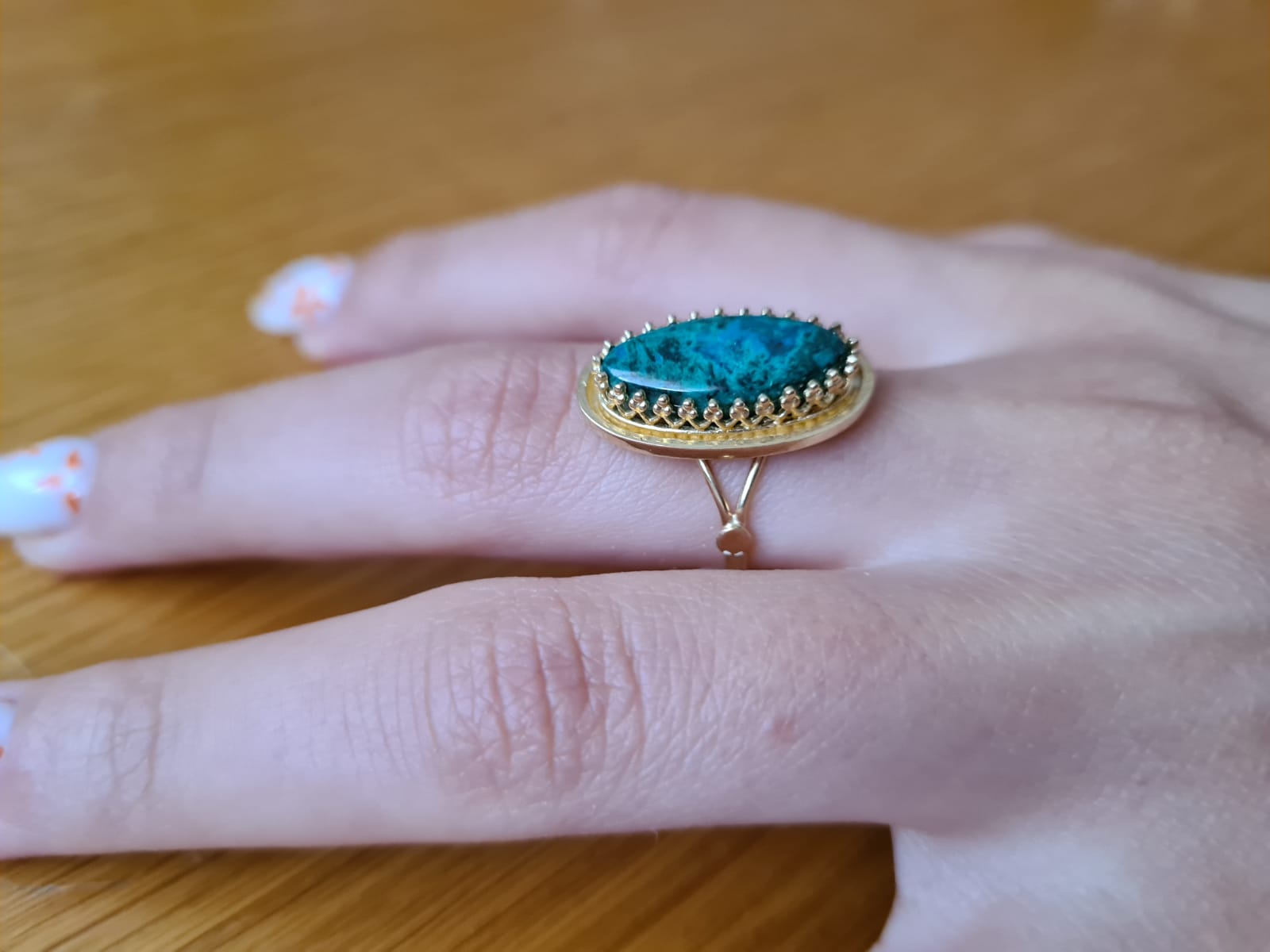 Gold Ring Elat Stone - Image 4