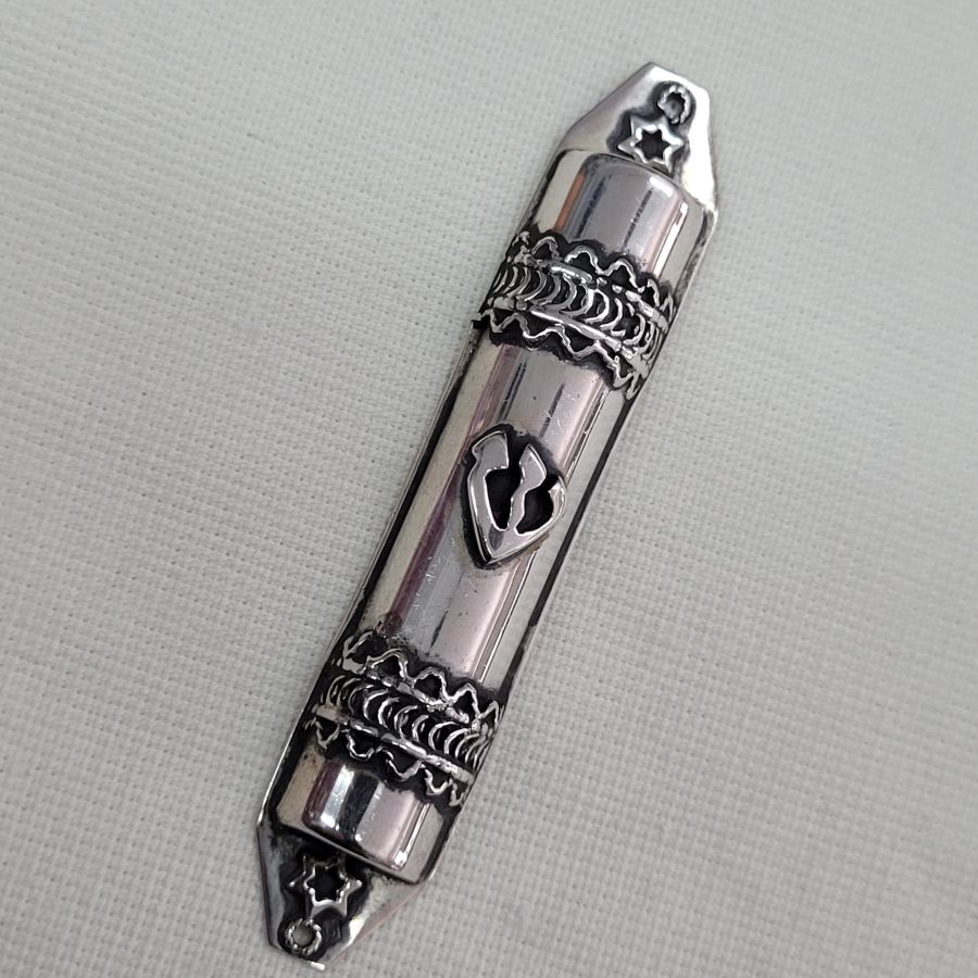 Silver Mezuzah Vintage Small* - Image 6