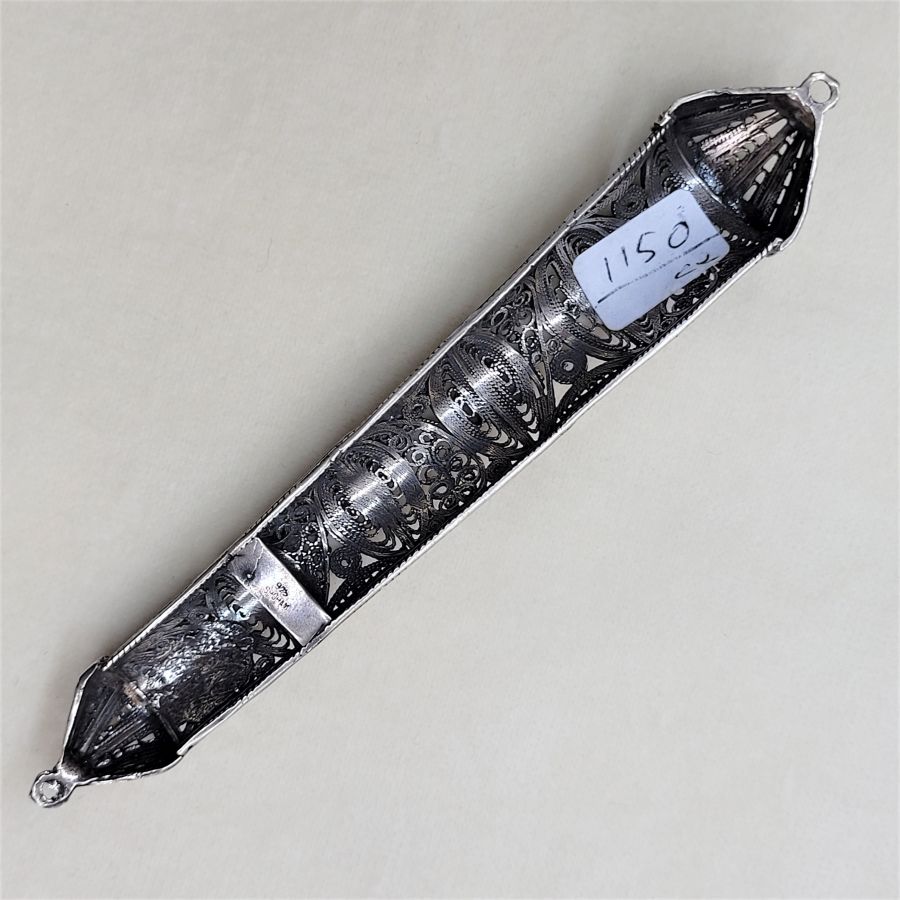 Mezuzah Half Round Filigree - Image 5