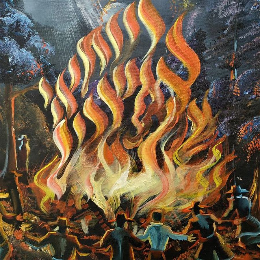Painting Bar Yochai Bonfire* - Image 4