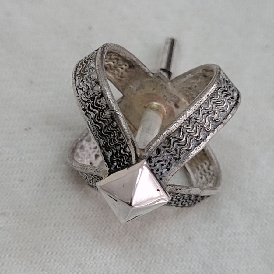Silver Dreidel Filigree Ribbons - Image 4
