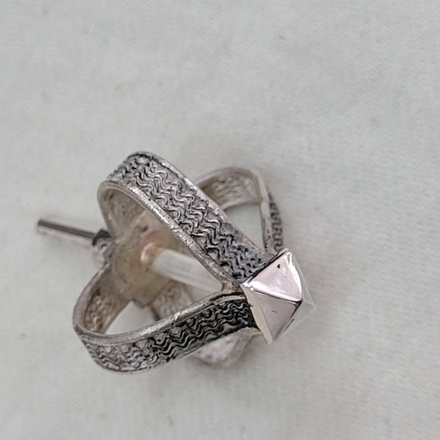 Silver Dreidel Filigree Ribbons - Image 5