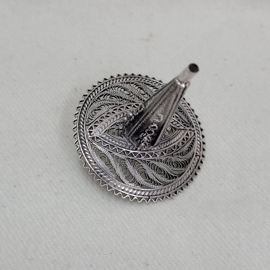 Silver Dreidel Filigree Tower - Image 5