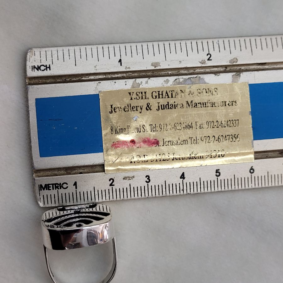 Cut Out Menorah Ring - Image 4