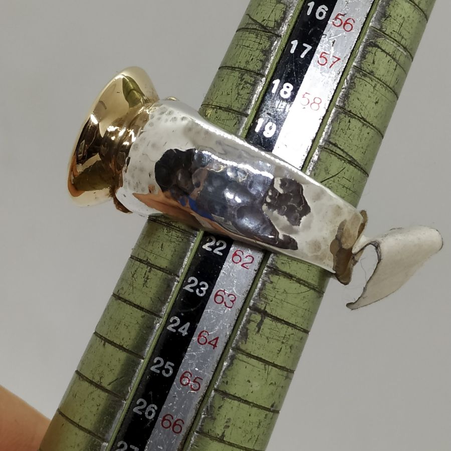 Labradorite Round Stone Ring - Image 4