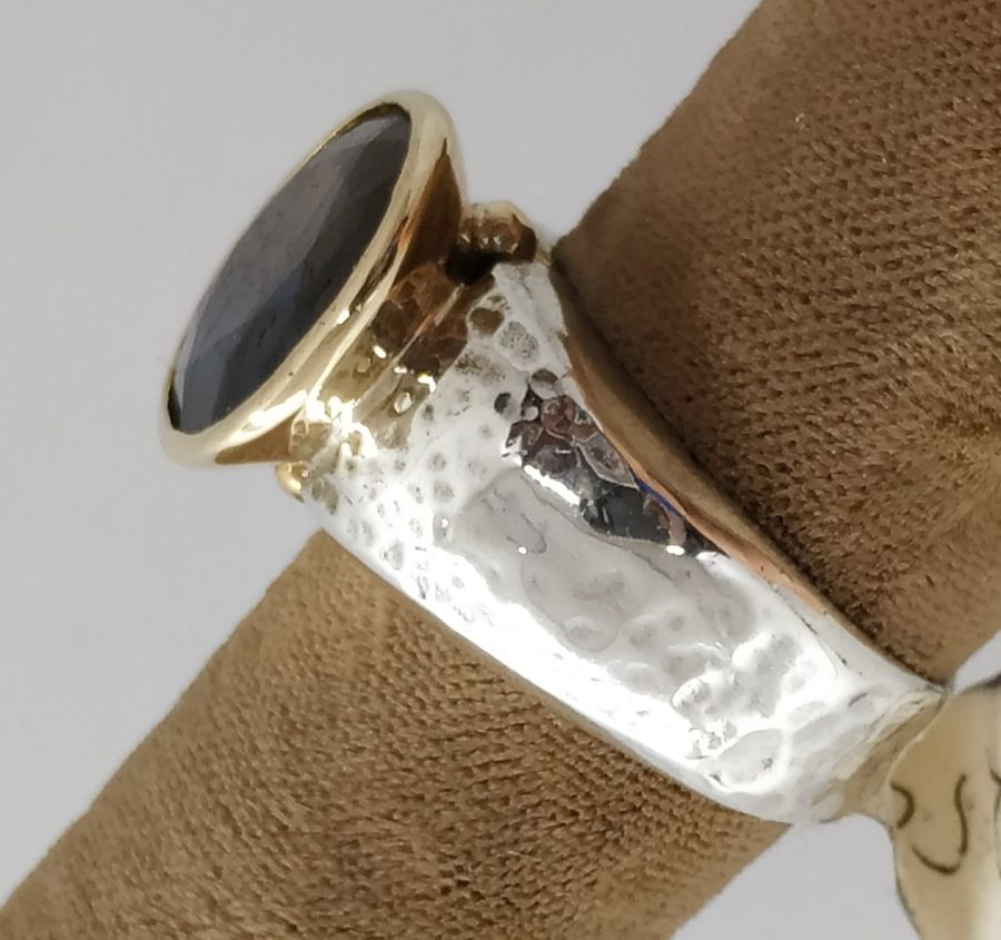 Labradorite Round Stone Ring - Image 6