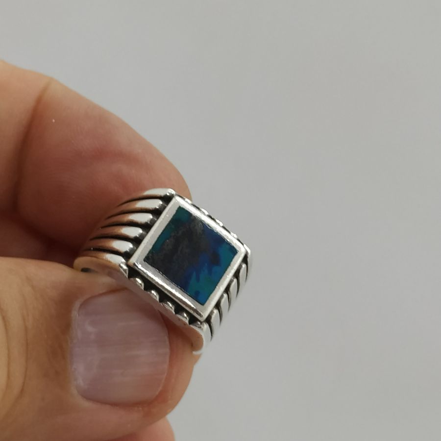 Square Elat Stone Ring - Image 5