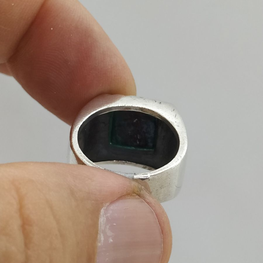 Square Elat Stone Ring - Image 6