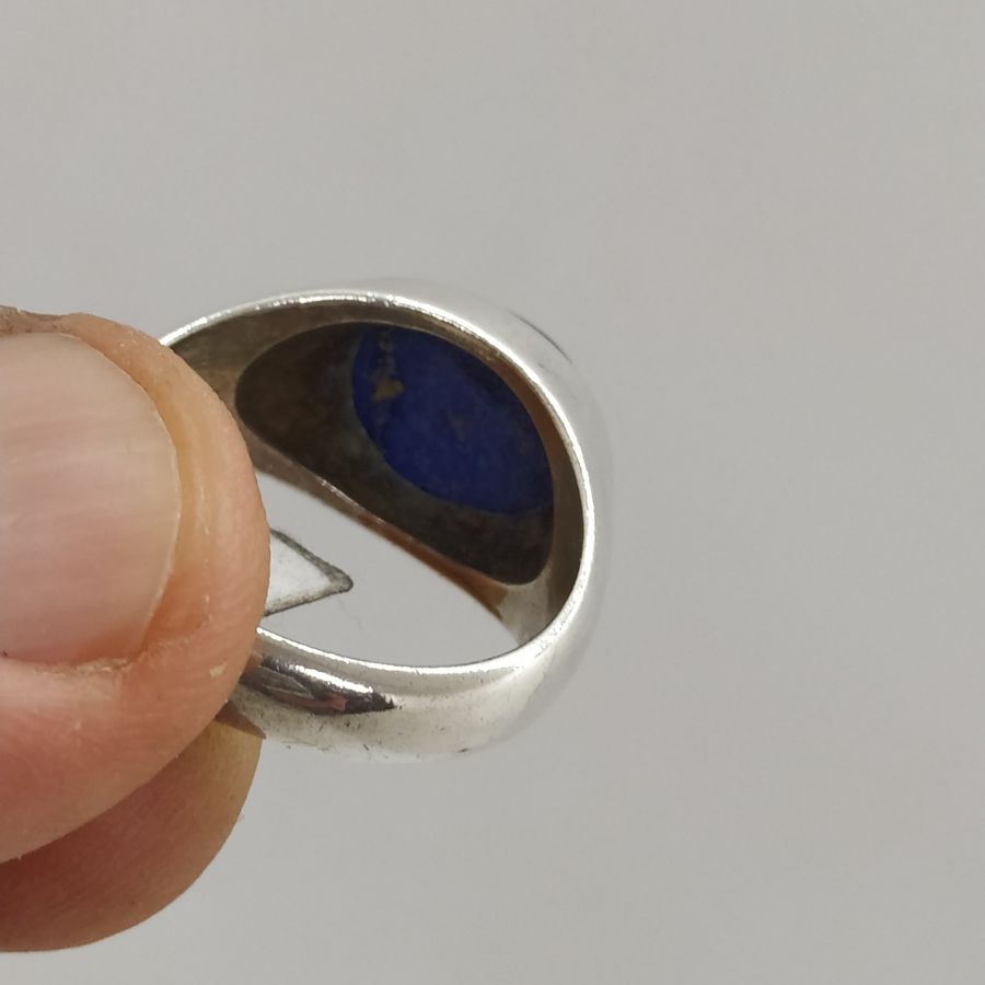 Lapis Lazuli Oval Ring - Image 4