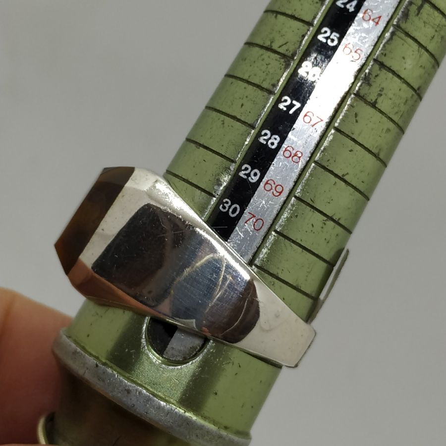 Tiger's Eye Man Ring - Image 5