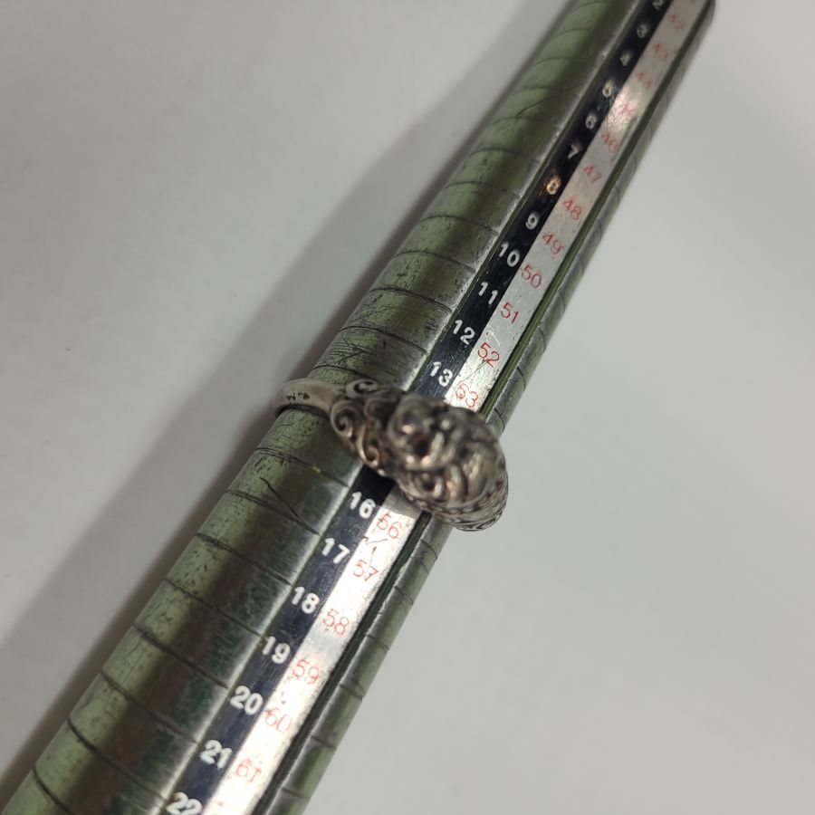 Silver lion head ring - Image 4