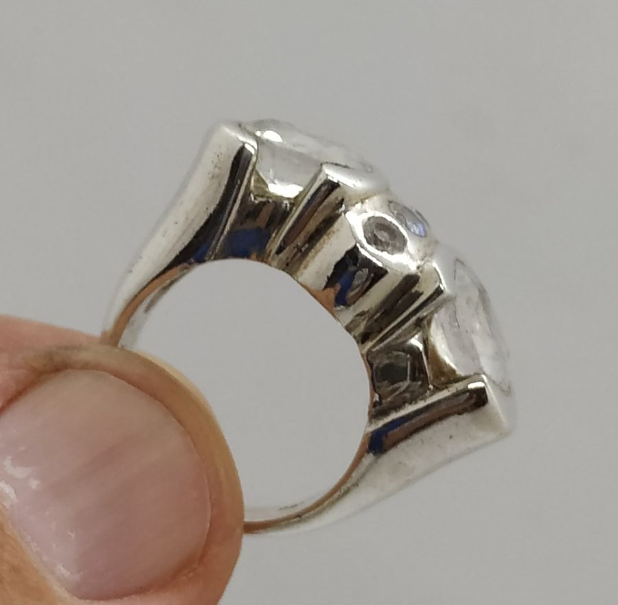 Labradorite Zircon Stones Ring - Image 3