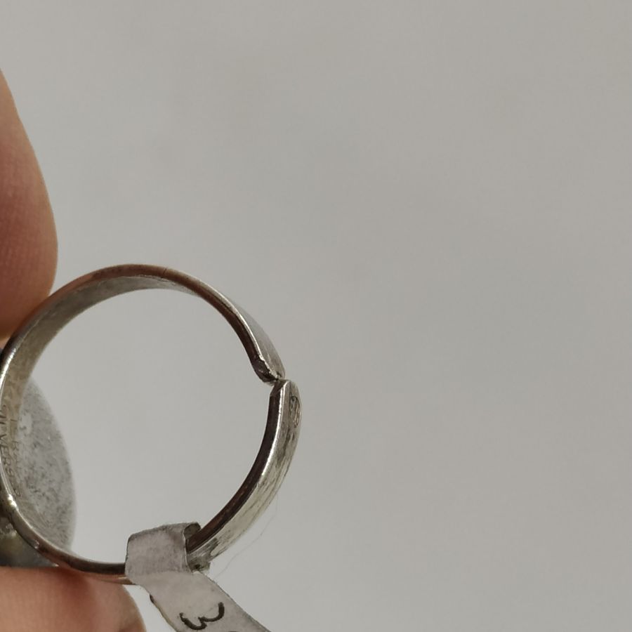 Silver Menorah Ring Vintage - Image 3
