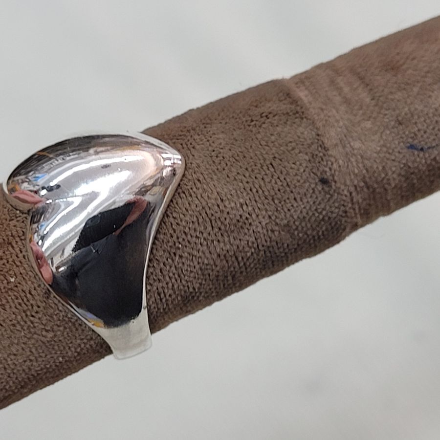Heart Shape Silver Ring - Image 12
