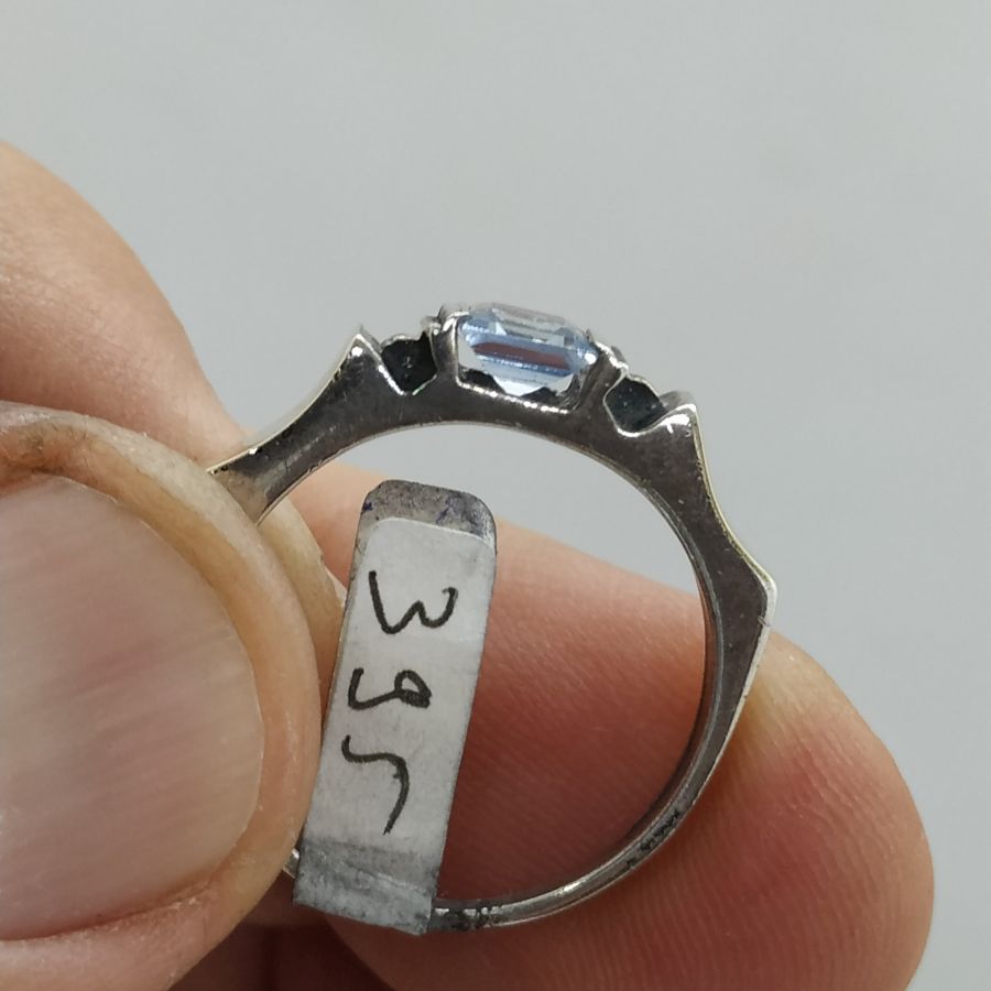 Blue Topaz Stone Ring - Image 3