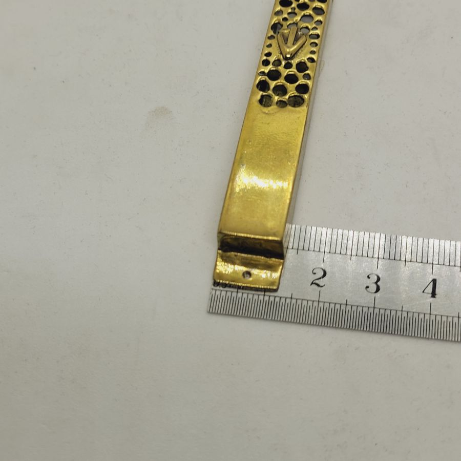 Vintage Brass Mezuzah 1960's - Image 4