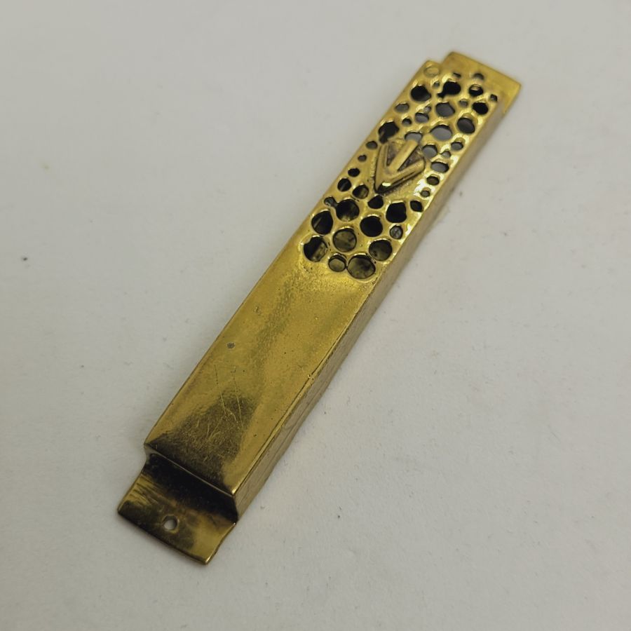 Vintage Brass Mezuzah 1960's - Image 6