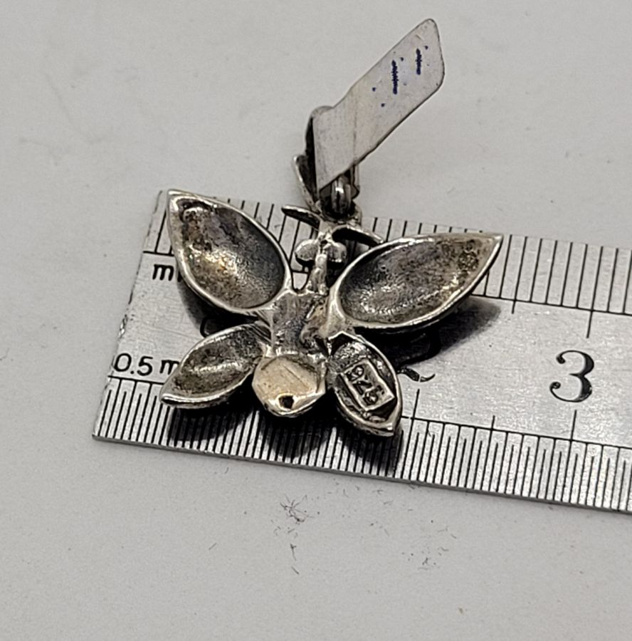 Butterfly Sterling Silver Pendant - Image 3