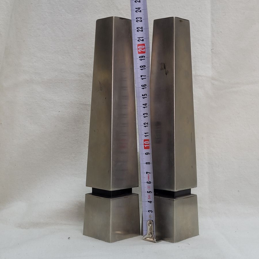 Stainless Steel Sabbath Candlesticks - Image 3