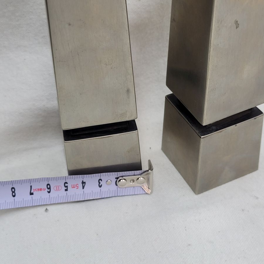 Stainless Steel Sabbath Candlesticks - Image 6