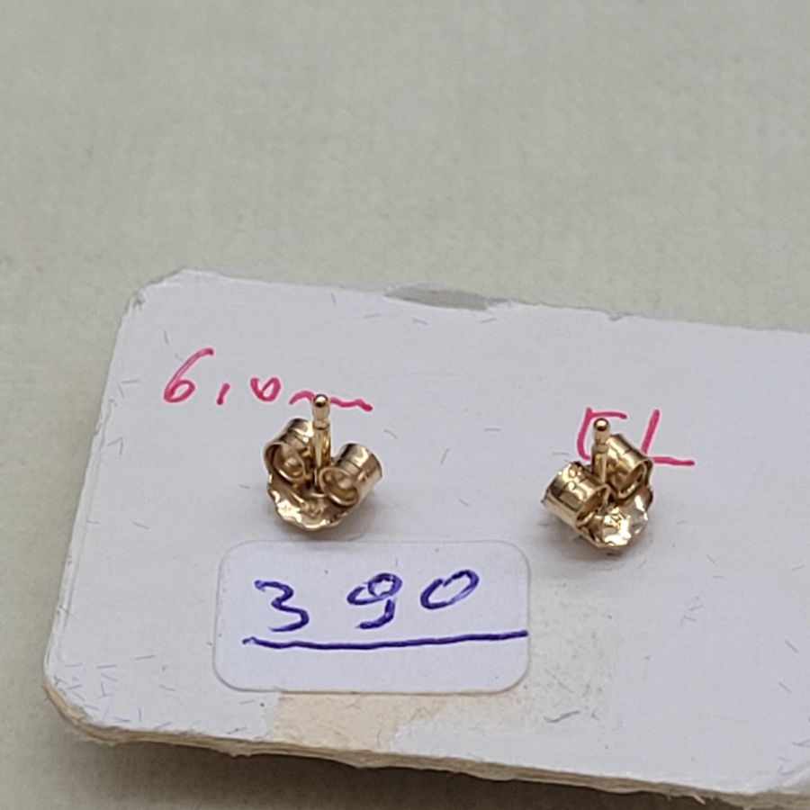 Round Stud Earrings Elat - Image 4