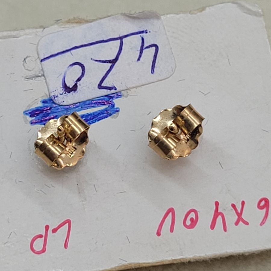 Lapis Lazuli Stud Earrings - Image 5