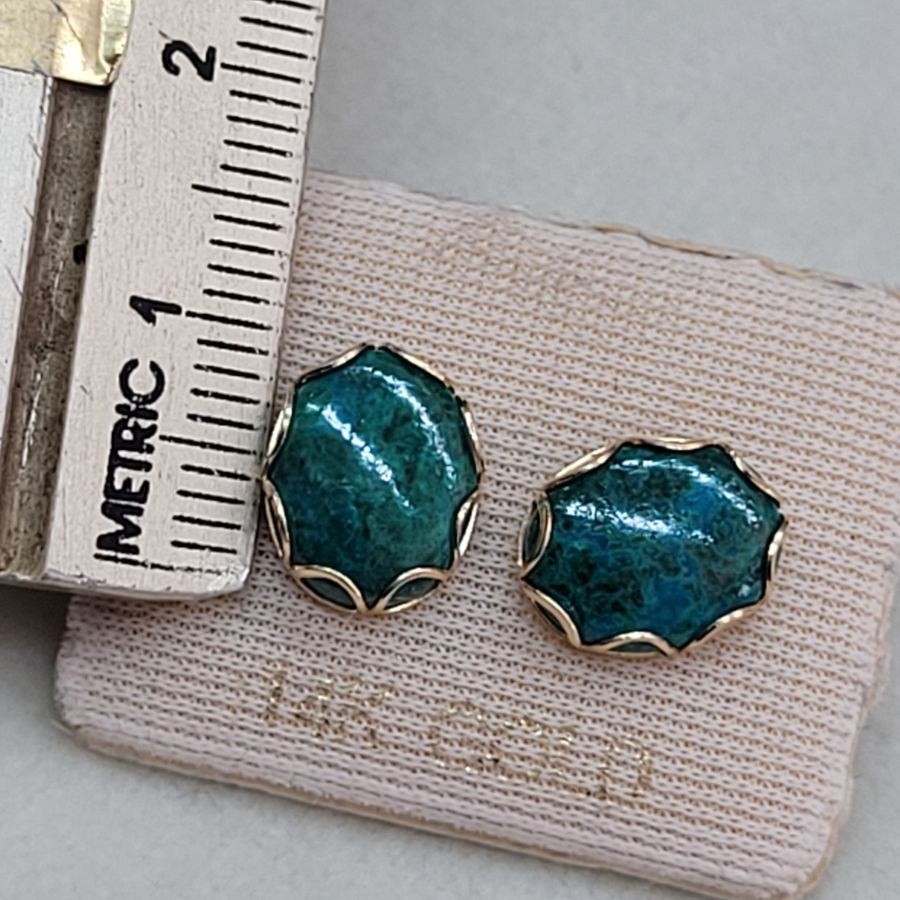 Elat Stone Stud Earrings - Image 3