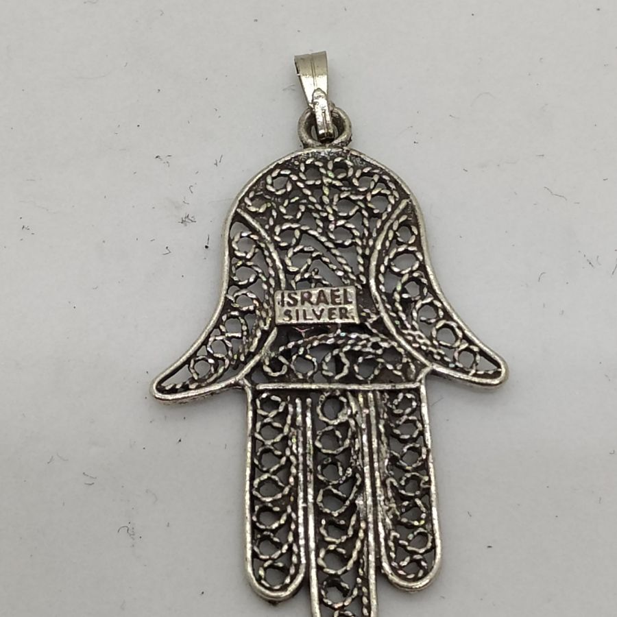 Chamsa Pendant Filigree Hay - Image 3
