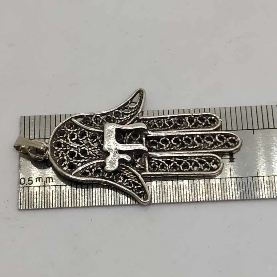 Chamsa Pendant Filigree Hay - Image 4