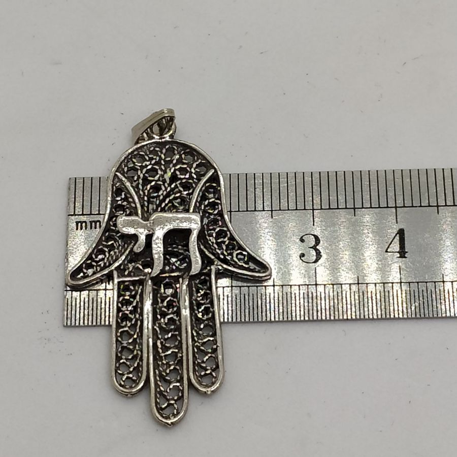 Chamsa Pendant Filigree Hay - Image 5