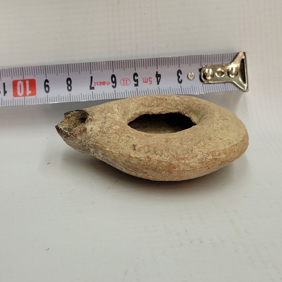 Round Herodian Oil Lamp - Image 4