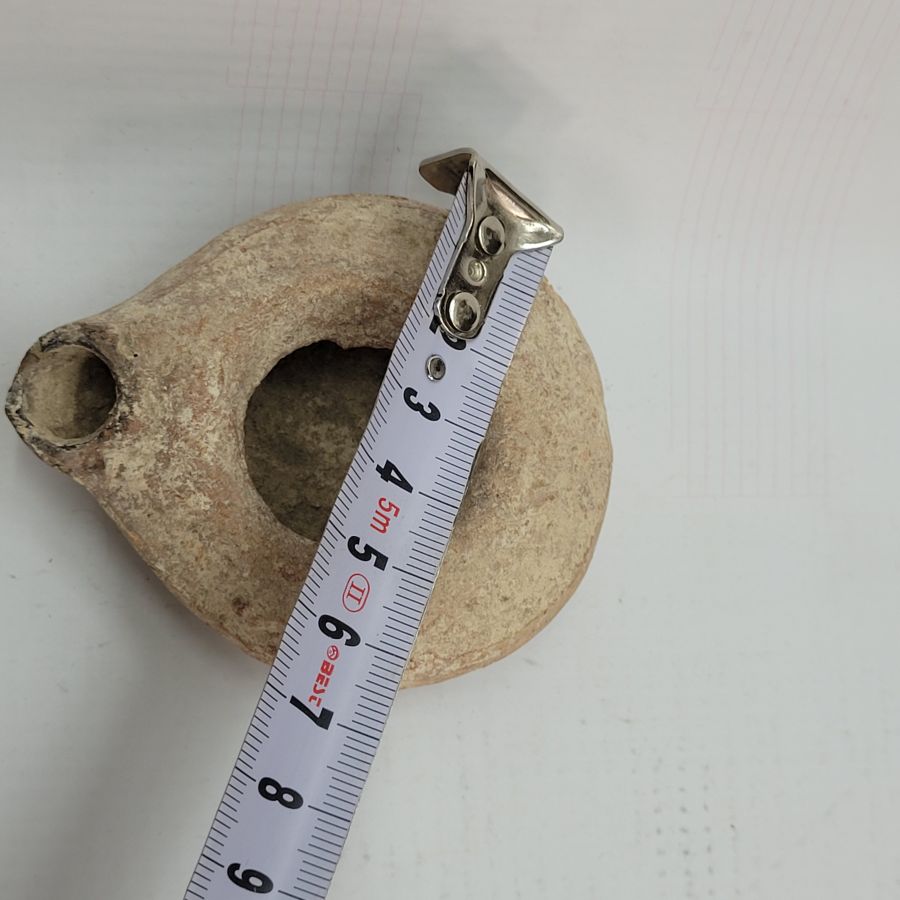 Round Herodian Oil Lamp - Image 5