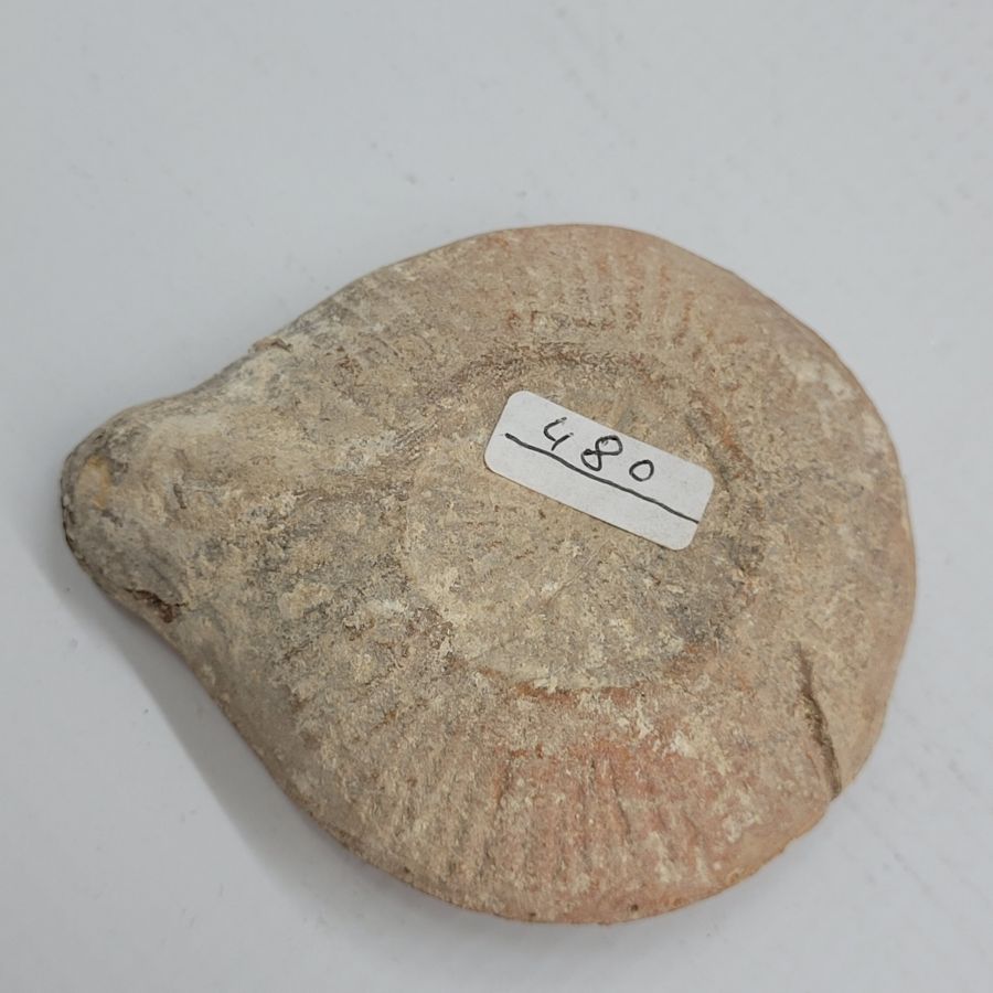 Round Herodian Oil Lamp - Image 6
