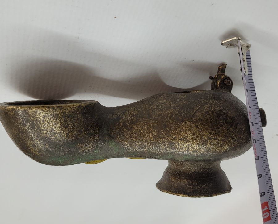 Byzantine Bronze Oil Lamp - Image 6