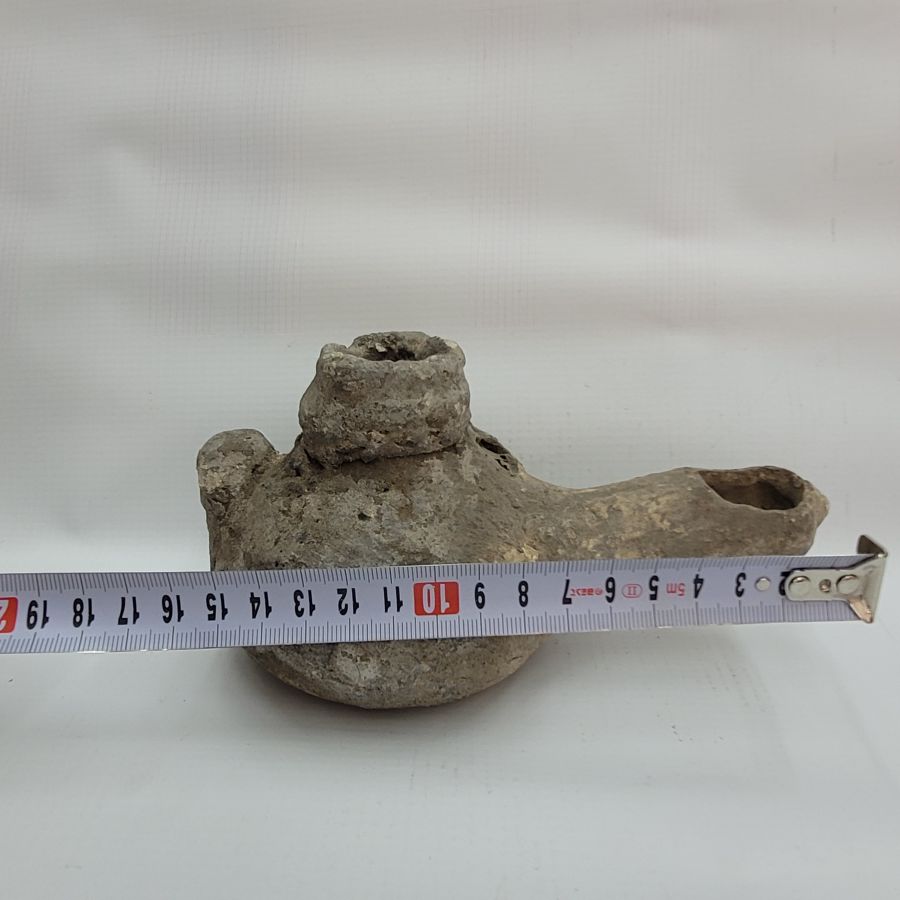Roman Pottery Oil Lamp - Image 3