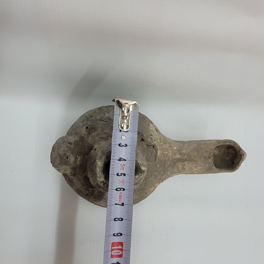 Roman Pottery Oil Lamp - Image 5