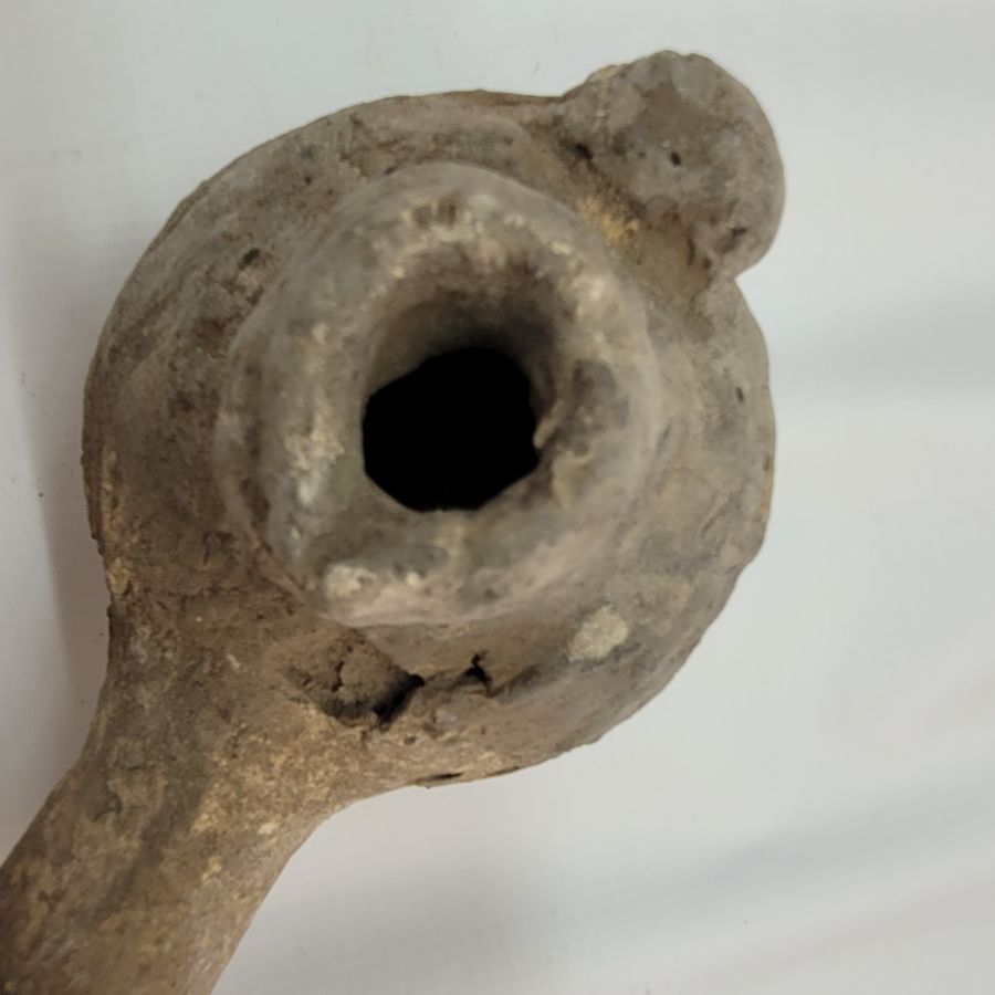 Roman Pottery Oil Lamp - Image 8