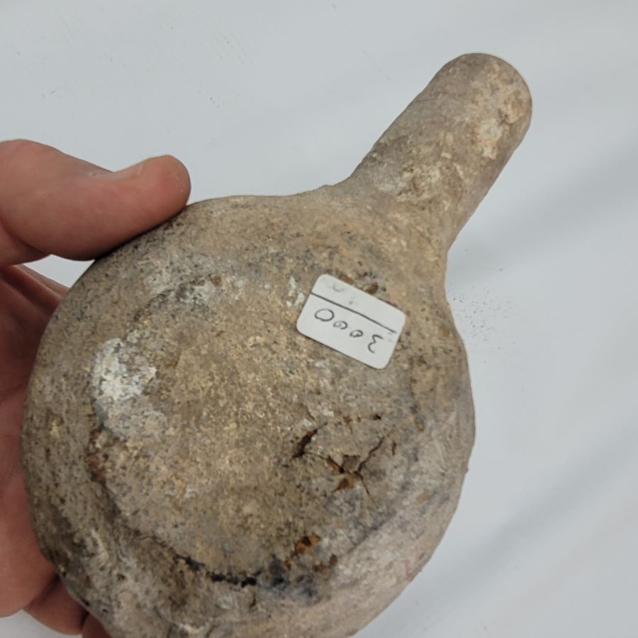 Roman Pottery Oil Lamp - Image 9