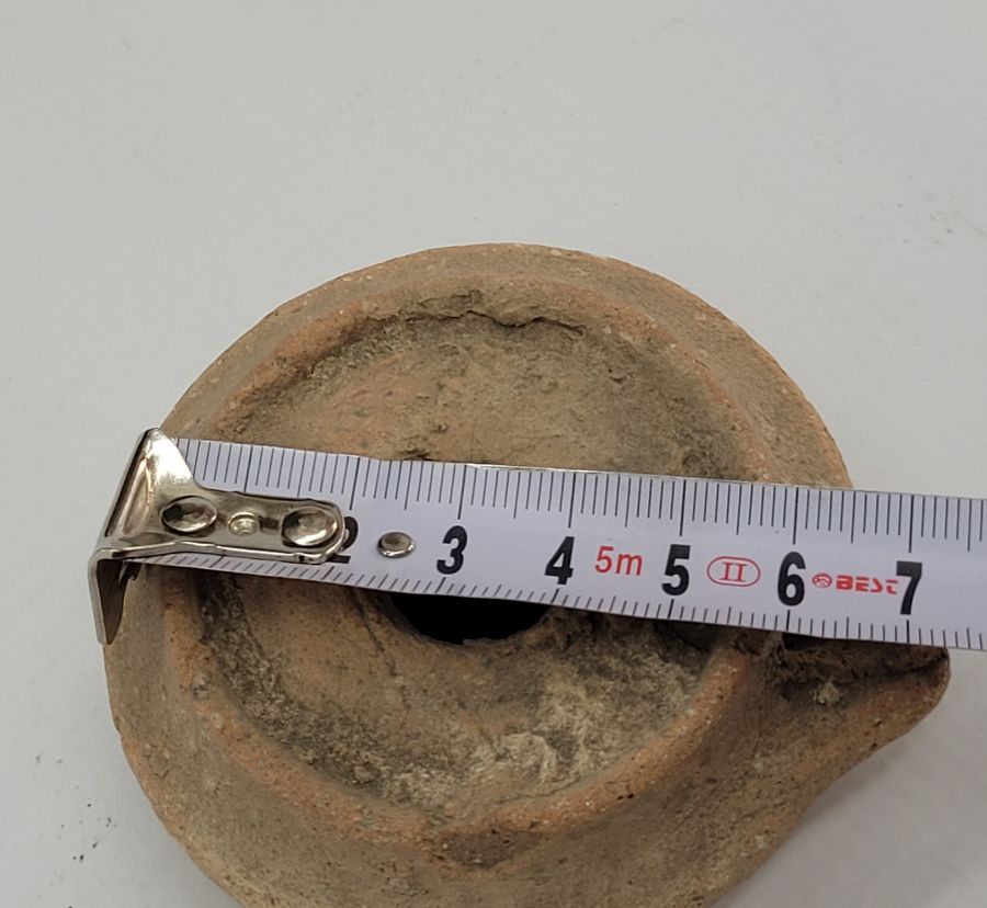 Round Roman Oil Lamp - Image 3