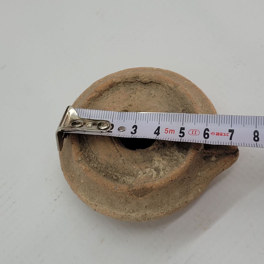 Round Roman Oil Lamp - Image 4
