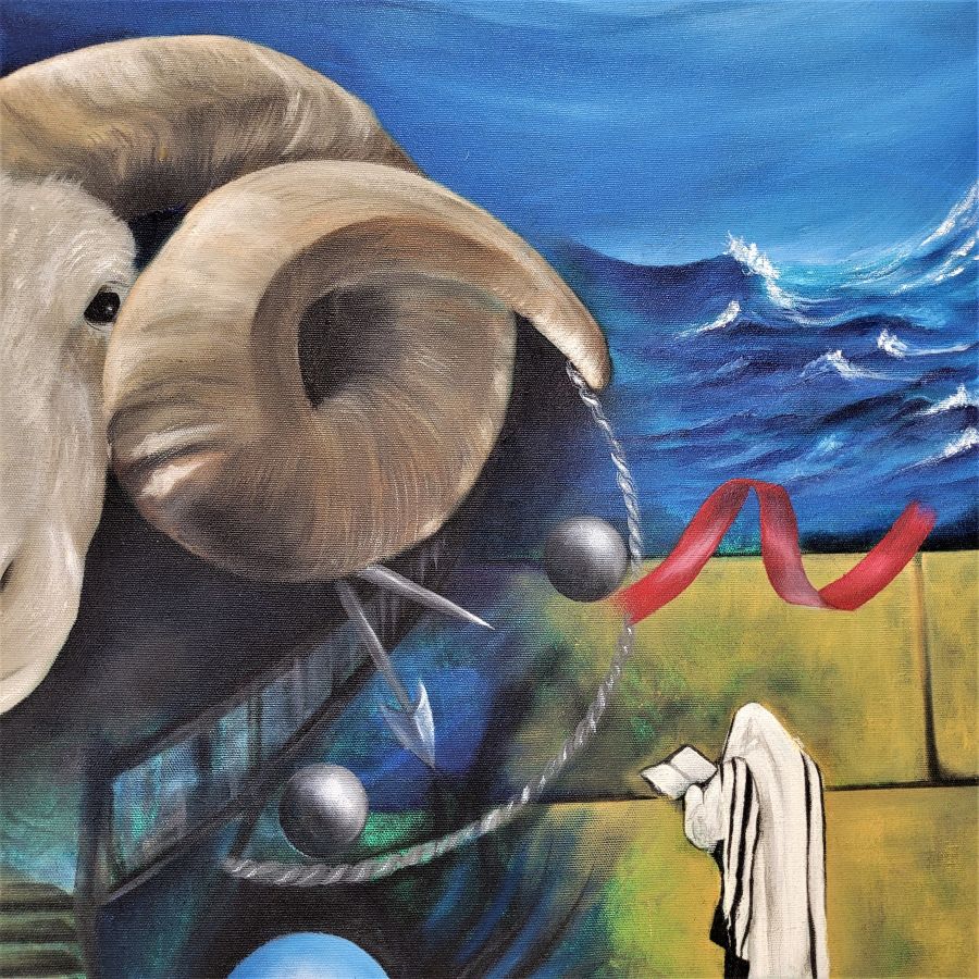 Lashon Hara Oil Painting - Image 5
